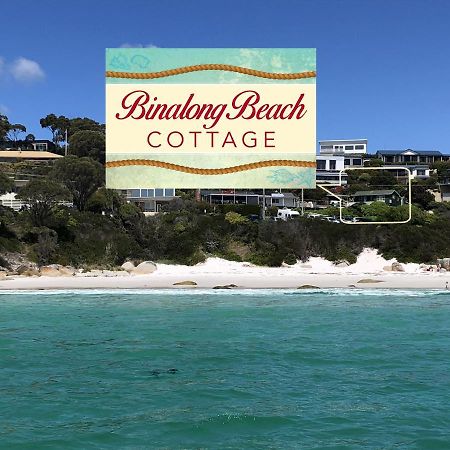 Binalong Beach Cottage Beachfront At Bay Of Fires Next To Restaurant Binalong Bay Exteriör bild
